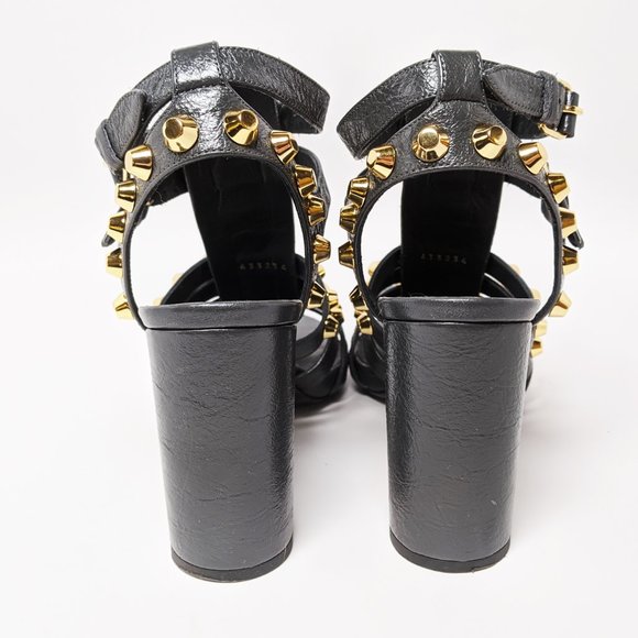 SOLD Balenciaga Giant Stud Heel Sandals - Picture 3 of 8